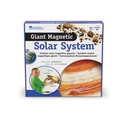Image for Learning Resources Giant Magnetic Solar System Set, 12 Pieces and Activity Guide from School Specialty