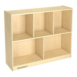 Image for Childcraft Mobile 5-Compartment Storage Unit, 47-3/4 x 14-1/4 x 30 Inches from School Specialty