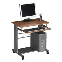 Image for Mayline Empire Mobile PC Workstation, Medium Cherry from School Specialty
