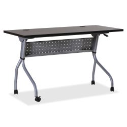 Image for Lorell Espresso/Silver Training Table, Silver Base, 48 x 23-1/2 x 29-1/2 Inches from School Specialty