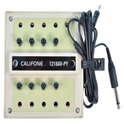 Image for Califone 1218AV-PY 8 Position Jackbox with Volume Control, Beige from School Specialty