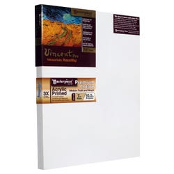 Image for Masterpiece Vincent MasterWrap Pro MuseumWrap Wood Drum Tight Stretched Canvas, 8 X 10 in from School Specialty