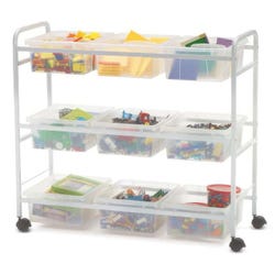 Image for Copernicus Clear STEM Storage Cart, 40-1/2 x 15-3/4 x 36-1/2 Inches from School Specialty
