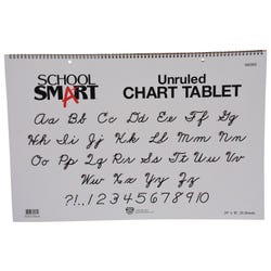 School Smart Chart Tablet, 24 x 16 Inches, Unruled, 25 Sheets 1602562