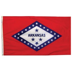 Image for Annin Nylon Arkansas Indoor State Flag, 3 X 5 ft from School Specialty