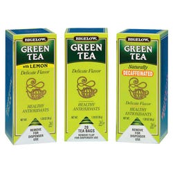 Image for Bigelow Green Tea with Lemon or Decaf Tea Bag, Pack of 168 from School Specialty