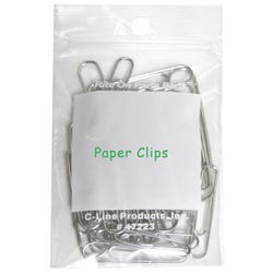 C Line Write On Poly Small Parts Bag, Clear, Pack of 1000, Item Number 2010231