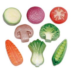 Image for Yellow Door Sensory Play Stones, Vegetables, Set of 8 from School Specialty