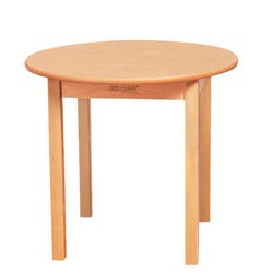 Childcraft Hardwood Table, Round, 30 Inch Diameter x 22 Inches, Item Number 2028268