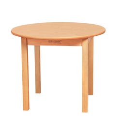 Image for Childcraft Hardwood Table, Round, 30 x 20 Inches from School Specialty