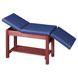 Image for School Health Space-Saver Exam Table with Adjustable Backrest and Footrest, 68 x 24 x 30 Inches from School Specialty