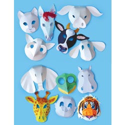 Image for Roylco Wild Animal Mask, Set of 30 from School Specialty