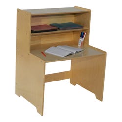 Image for Wood Designs Contender Ready to Assemble Writing Desk, 30 x 24 x 37-3/4 Inches from School Specialty