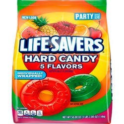 Image for Life Savers Hard Candies, 5 Flavors, 3.12 Pound Bag from School Specialty