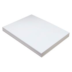 Image for Pacon Medium Weight Tagboard, 9 x 12 Inches, 9 Pt, White, Pack of 100 from School Specialty