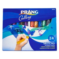Image for Prang Professional Sketcho Oil Crayon Set, Assorted Color, Set of 24 from School Specialty