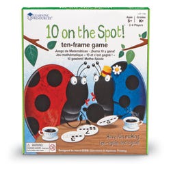 Image for Learning Resources 10 On The Spot! Ten Frame Game from School Specialty