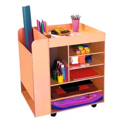 Image for Whitney Brothers Rolling Art Cart, 24-1/2 x 29-3/4 x 33 Inches from School Specialty