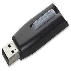 Image for Verbatim Store 'n' Go V3 USB 3.0 Flash Drive, 256 GB, Black/Gray from School Specialty