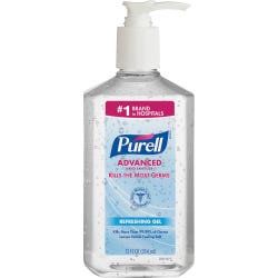 Image for Purell Advanced Hand Sanitizer, 12 Ounce Pump Bottle, Clean Scent, Pack of 12 from School Specialty