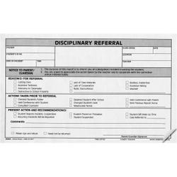 Image for Hammond & Stephens 3-Part Carbonless Student Discipline Referral Form, 5 x 8 Inches, White, Pack of 100 from School Specialty