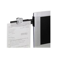 Image for 3M Monitor Mount Document Clip, 6-1/4 x 3 Inches, Black/Silver from School Specialty