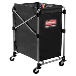 Image for Rubbermaid Collapsible x-Cart, 20-1/4 x 24-1/8 x 24 Inches, 220 Pounds, Black from School Specialty