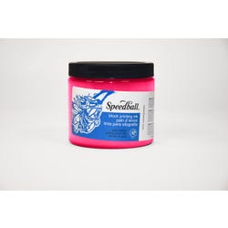 Image for Speedball Water Soluble Block Printing Ink, Magenta, Pint from School Specialty
