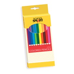 Image for School Smart Colored Pencils, Assorted Colors, Pack of 12 from School Specialty