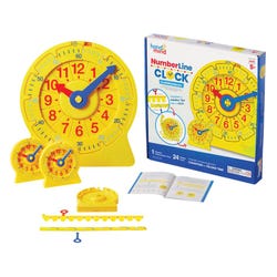 Image for Hand2Mind NumberLine Clock Class Set, Grades 1 to 4 from School Specialty