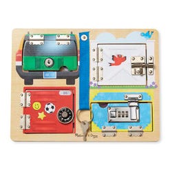 Image for Melissa & Doug Lock and Latch Board from School Specialty