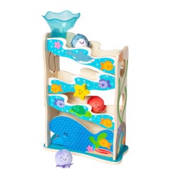 Image for Melissa & Doug Rollables Wooden Ocean Slide from School Specialty