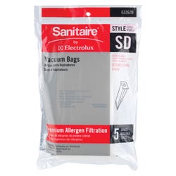 Image for Electrolux Sanitaire Replacement SD Vacuum Bags, White, Pack of 5 from School Specialty