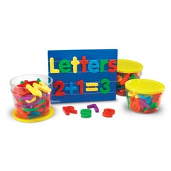 Image for Learning Resources Jumbo Magnetic Letters and Numbers Bundle, 116 Pieces from School Specialty