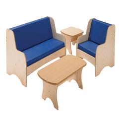 Image for Childcraft Family Living Room Set, Blue, Set of 4 from School Specialty