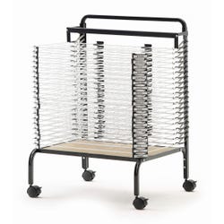 Image for Copernicus Spring Loaded Drying Rack, 26 1/2 x 25 x 47 1/2 Inches, 20 Shelves from School Specialty