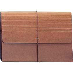 Image for Smead Expanding Wallet, Legal Size, 5-1/4 Inch Expansion, Redrope from School Specialty
