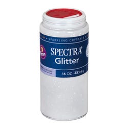 Image for Spectra Non-Toxic Glitter Crystal, 1 lb Jar, Clear from School Specialty