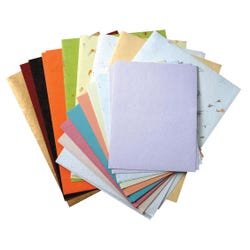 Shizen Design Indian Handmade Paper Assortment A, 1 Pound Each, Set of 2 Bags, Item Number 403523