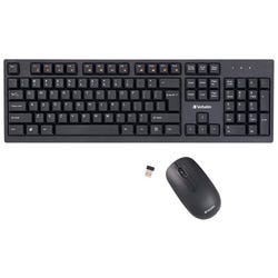 Image for Verbatim Wireless Keyboard and Mouse, Black from School Specialty