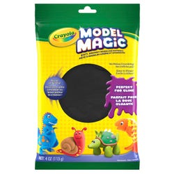 Crayola Model Magic Non-Toxic Mess-Free Modeling Dough, 4 oz, Black, Item Number 216750