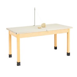 Image for Diversified Woodcrafts Clay Wedging Table, 60 x 30 x 30 Inches, Maple from School Specialty