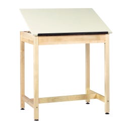 Image for Classroom Select 1-Piece Drafting Table, 36 x 24 x 36 Inches, Maple Frame, Laminate Top from School Specialty
