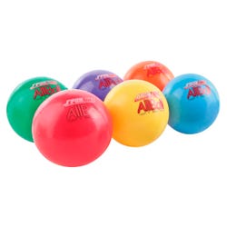 Image for Sportime Inflatable All-Balls, Multi-Purpose, 6 Inches, Assorted Colors, Set of 6 from School Specialty
