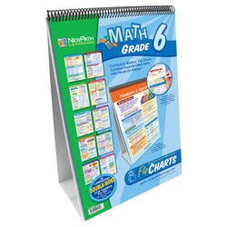 Image for NewPath Math Curriculum Mastery Flip Chart, Grade 6 from School Specialty