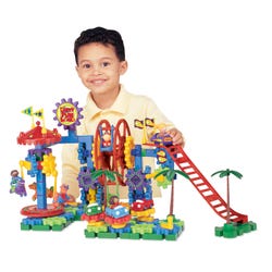 Image for Learning Resources Gears! Gears! Gears! Dizzy Fun Land Motorized Building Set, 120 Pieces from School Specialty