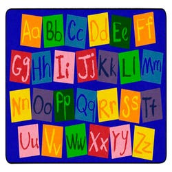 Image for Childcraft ABC Furnishings Chalk Alphabet Seating Educational Carpet, Rectangle from School Specialty