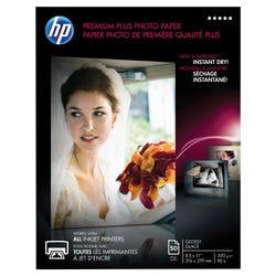 Image for HP Premium Photo Paper, 8-1/2 x 11 Inches, Glossy, 11.5 mil, White, 50 Sheets from School Specialty
