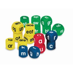 Image for Learning Resources Soft Foam Phonics Cubes, Set of 18 from School Specialty
