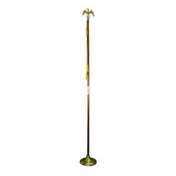 Image for Flag Pole, Base/w Liberty Stand, Eagle Top, 8 Ft x 1-1/4 in from School Specialty